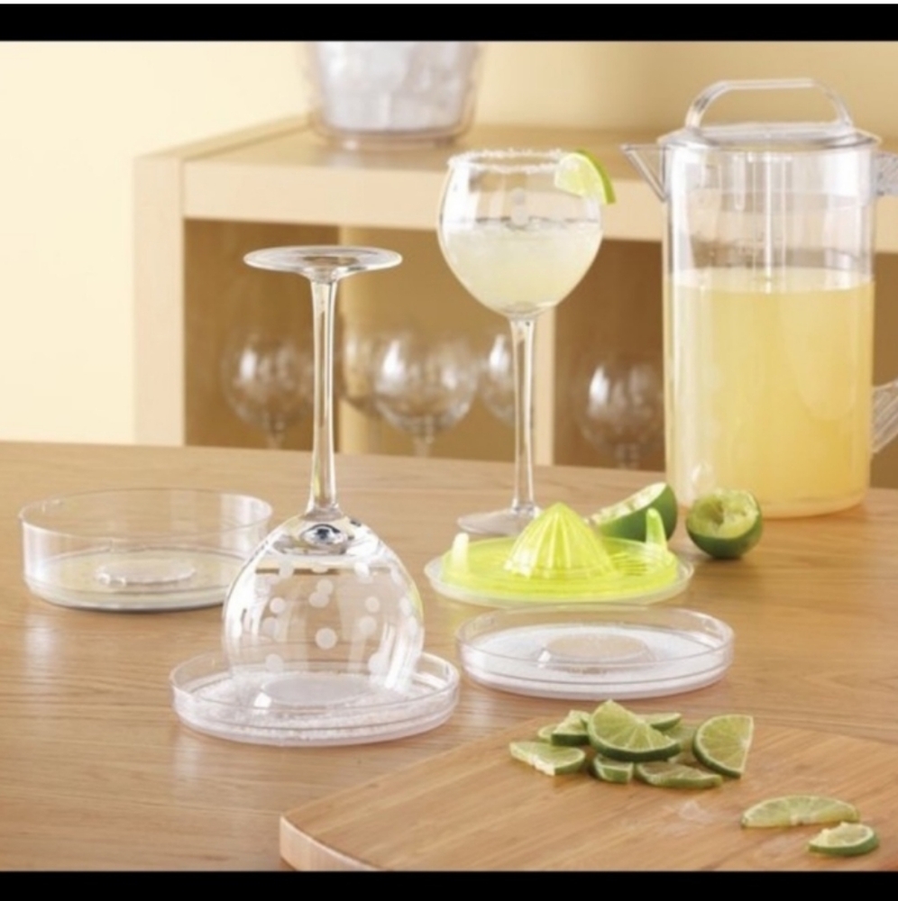 The Pampered Chef Drink Rimmer Set #2424 NWOB 5 Pieces